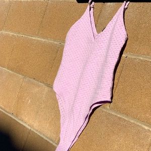 Lavender body suit